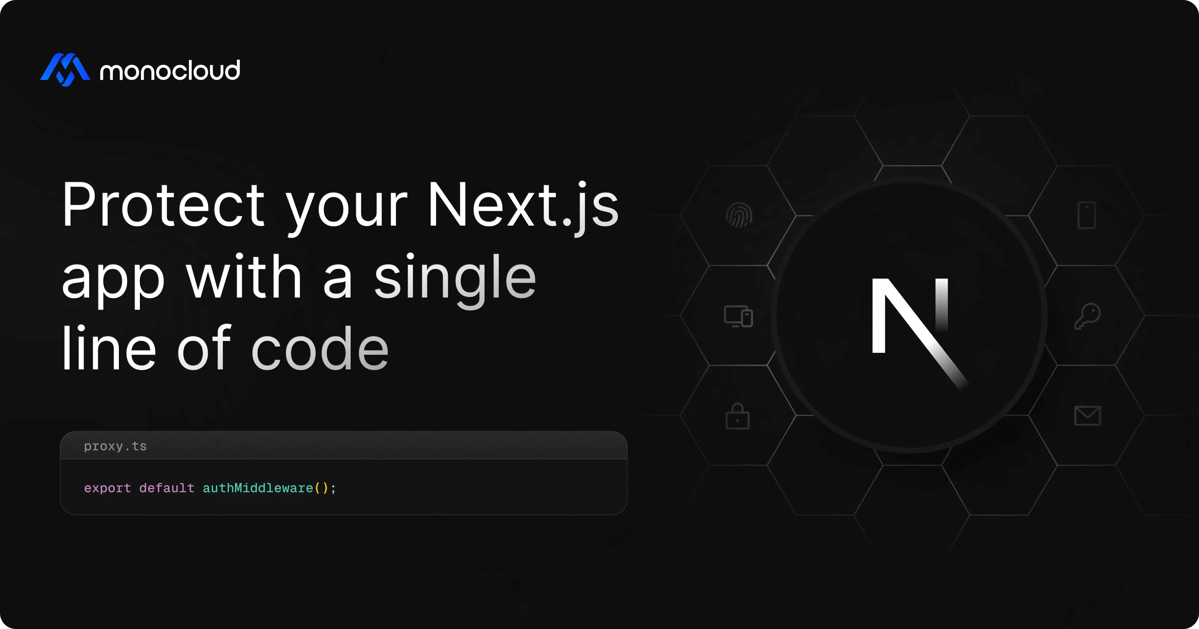Add Authentication to Next.js With One Line of Code
